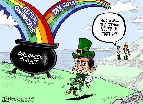 Hands Cartoon: Ryan's Pot o' Gold